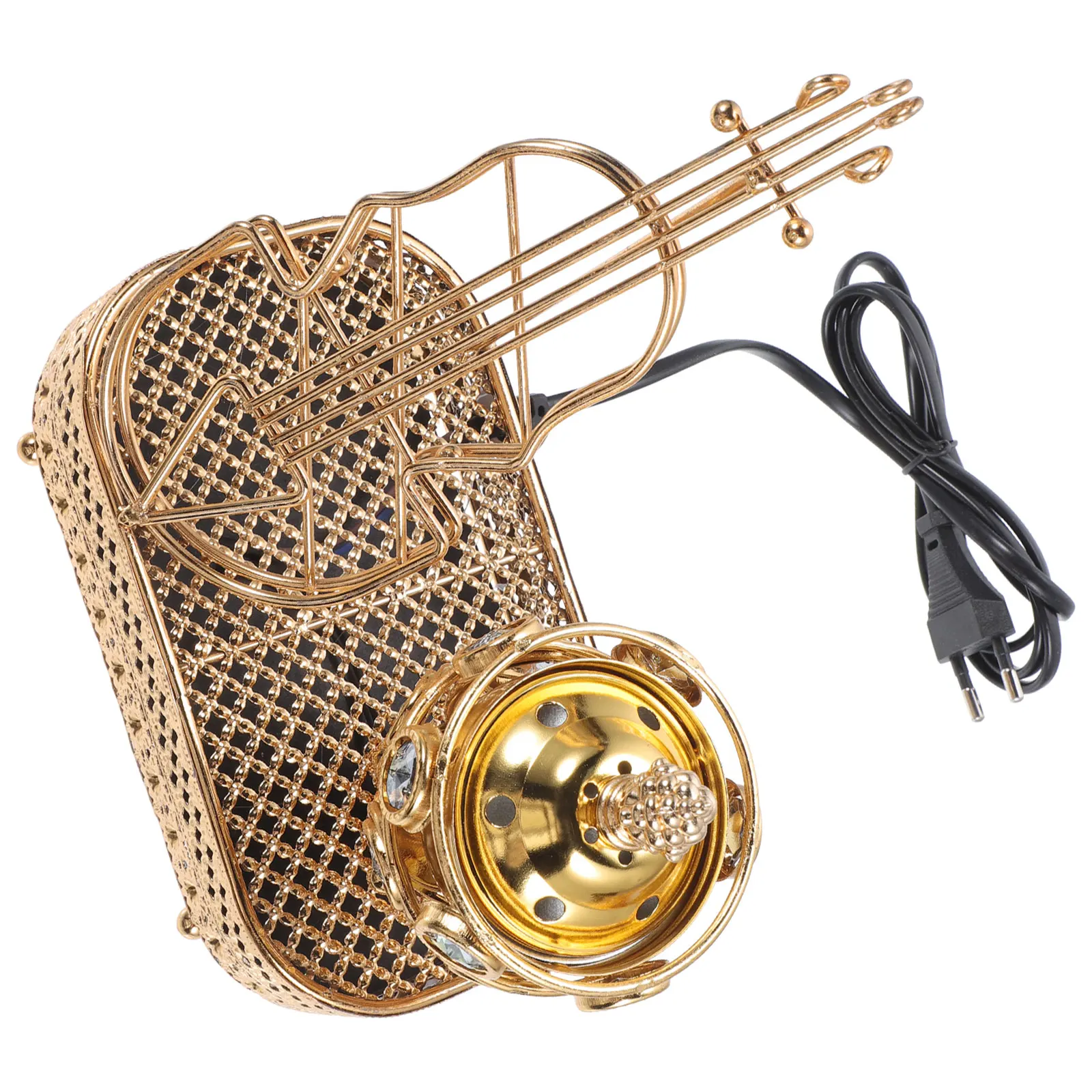 Incense Burner Retro Metal Censer Holder Electric Aroma Stove Table Centerpiece Portable Decorative Plug Temple
Incense Burner Retro Metal Censer Holder Electric Aroma Stove Table Centerpiece Portable Decorative Plug Temple