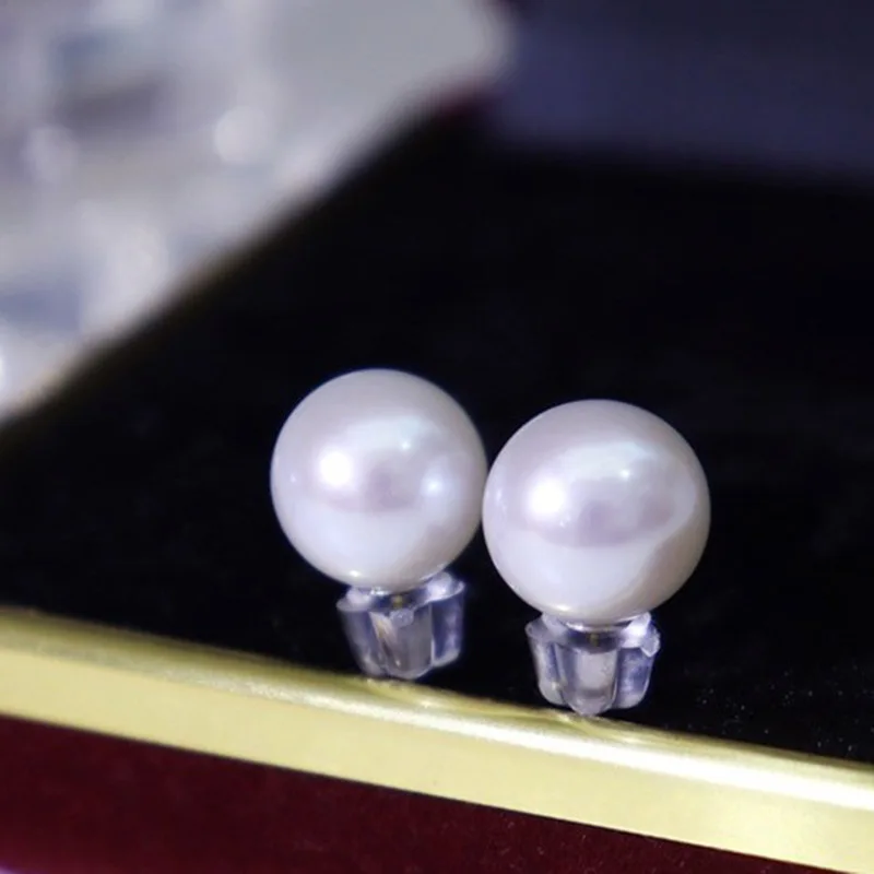 058 Natural Freshwater Seedless Pearl Earrings for Women, Perfect Round Strong Luster Simple Versatile 18K Gold Ear Jewelry Whol 
058 Natural Freshwater Seedless Pearl Earrings for Women, Perfect Round Strong Luster Simple Versatile 18K Gold Ear Jewelry Whol