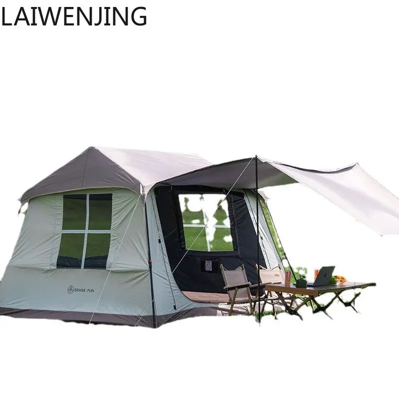 HLZ outdoor quick-opening tent canopy two-in-one sunshade rainproof camping tent 
HLZ outdoor quick-opening tent canopy two-in-one sunshade rainproof camping tent