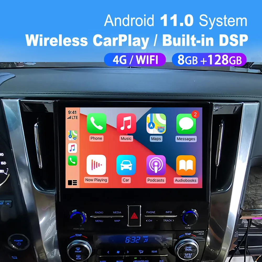 Автомагнитола 2DIN для Toyota Alphard 30 Vellfire 30 2015-2020, мультимедийный плеер с GPS Навигатором
Автомагнитола 2DIN для Toyota Alphard 30 Vellfire 30 2015-2020, мультимедийный плеер с GPS Навигатором