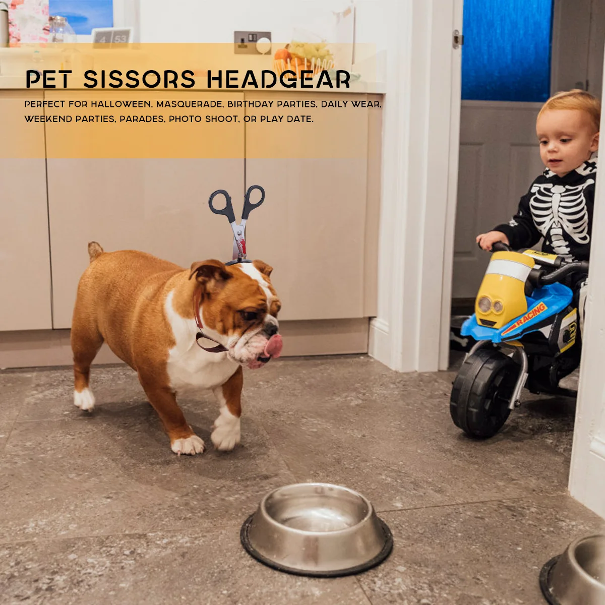 Pet Halloween Headgear Creative Festive Dog Hat Party Prop Scissors Design Comfortable Soft Material Cosplay Accessory
Pet Halloween Headgear Creative Festive Dog Hat Party Prop Scissors Design Comfortable Soft Material Cosplay Accessory