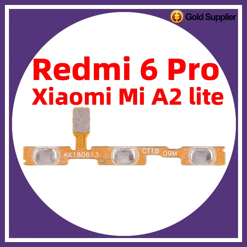 For Xiaomi Mi A2 lite for redmi 6 Pro Power ON OFF Volume Camera Key Button Switch Flex Cable Replacement
For Xiaomi Mi A2 lite for redmi 6 Pro Power ON OFF Volume Camera Key Button Switch Flex Cable Replacement