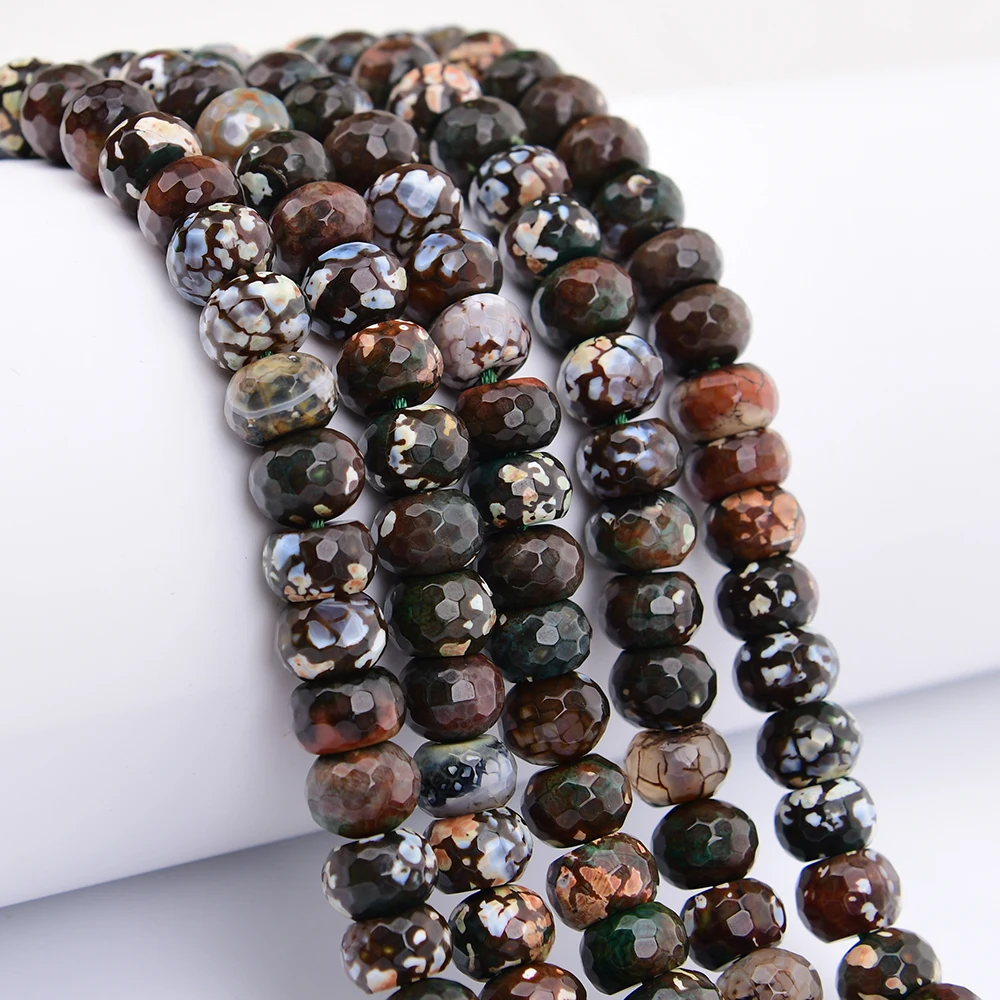 APDGG 10x14mm Natural Mix Color Dragon Vein Agate Faceted Abacus Shape Loose Beads 15.5" Strand Jewelry Making DIY
APDGG 10x14mm Natural Mix Color Dragon Vein Agate Faceted Abacus Shape Loose Beads 15.5" Strand Jewelry Making DIY