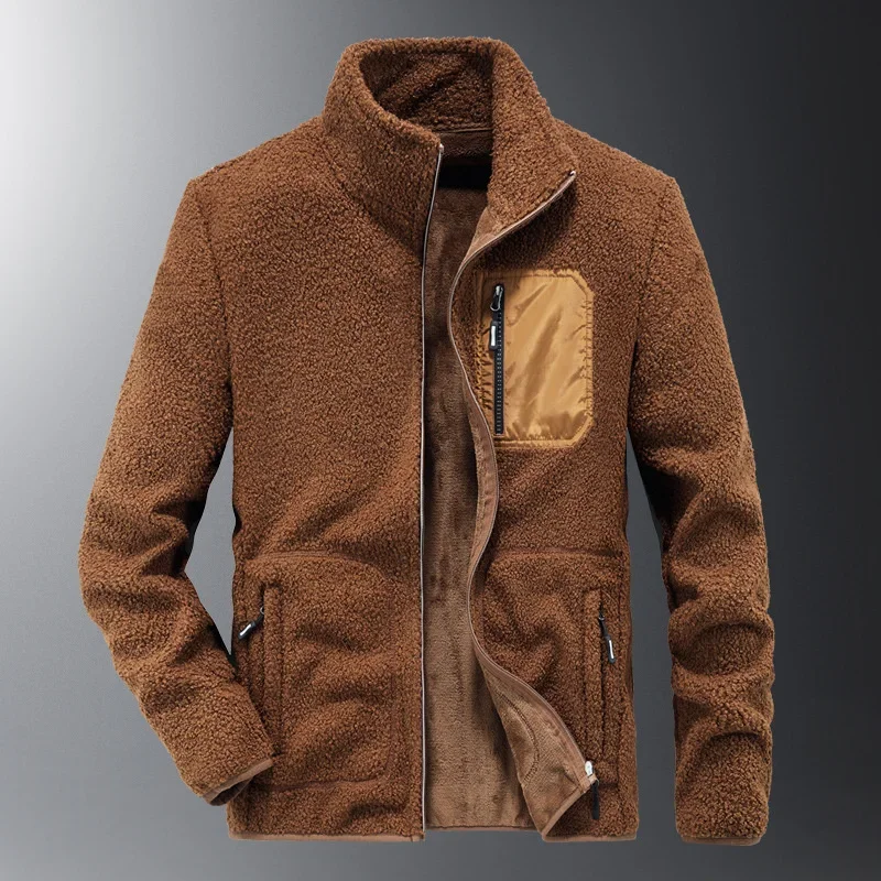 New Winter 5XL Mens Thick Warm Sweatshirts Lamb Wool Jackets Man Fleece Softshell Sportswear Casual Thermal Coats Outerwear
New Winter 5XL Mens Thick Warm Sweatshirts Lamb Wool Jackets Man Fleece Softshell Sportswear Casual Thermal Coats Outerwear
