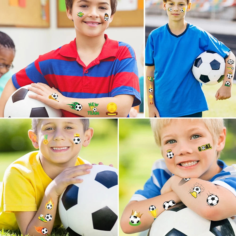 New Football Tattoo Stickers For World Cup Matches, Fan Clubs, Event Parties, Children's Cartoon Temporary Stickers
New Football Tattoo Stickers For World Cup Matches, Fan Clubs, Event Parties, Children's Cartoon Temporary Stickers