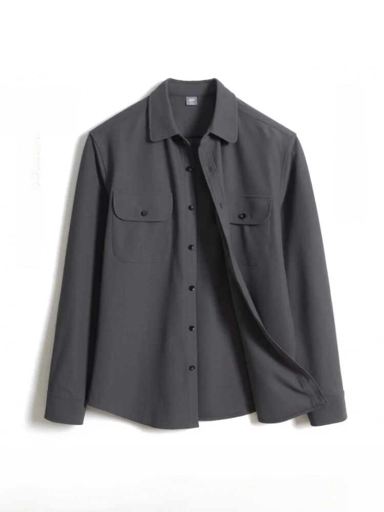 Loose Knitted Long Sleeve Men's Shirt Thickened Spring Fashion Urban Style Polyester Fiber Elastic Fiber Casual Wear
Loose Knitted Long Sleeve Men's Shirt Thickened Spring Fashion Urban Style Polyester Fiber Elastic Fiber Casual Wear