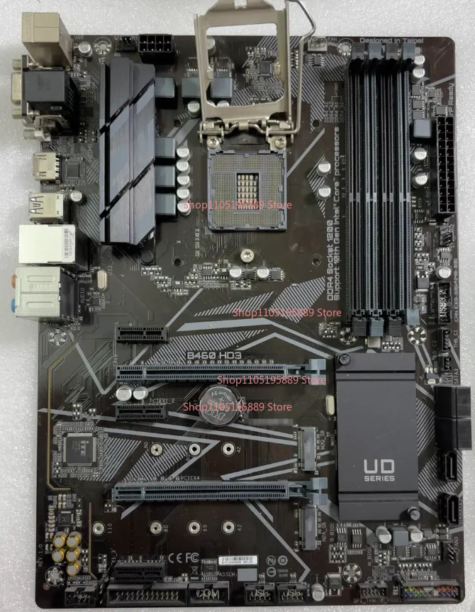 For Gigabyte B460 HD3 Main Board, Support 10th Generation Core, DDR4 Memory
For Gigabyte B460 HD3 Main Board, Support 10th Generation Core, DDR4 Memory