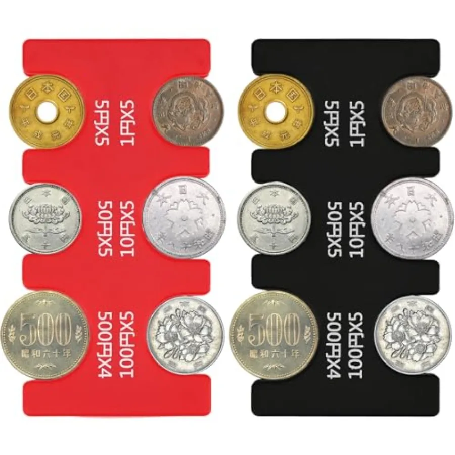 2 Pcs Japanese Yen Coin Holders Japan Coin Organizer Storage Dispenser with 6 Slots Car Change Holder for Purse Wallet Travel B
2 Pcs Japanese Yen Coin Holders Japan Coin Organizer Storage Dispenser with 6 Slots Car Change Holder for Purse Wallet Travel B