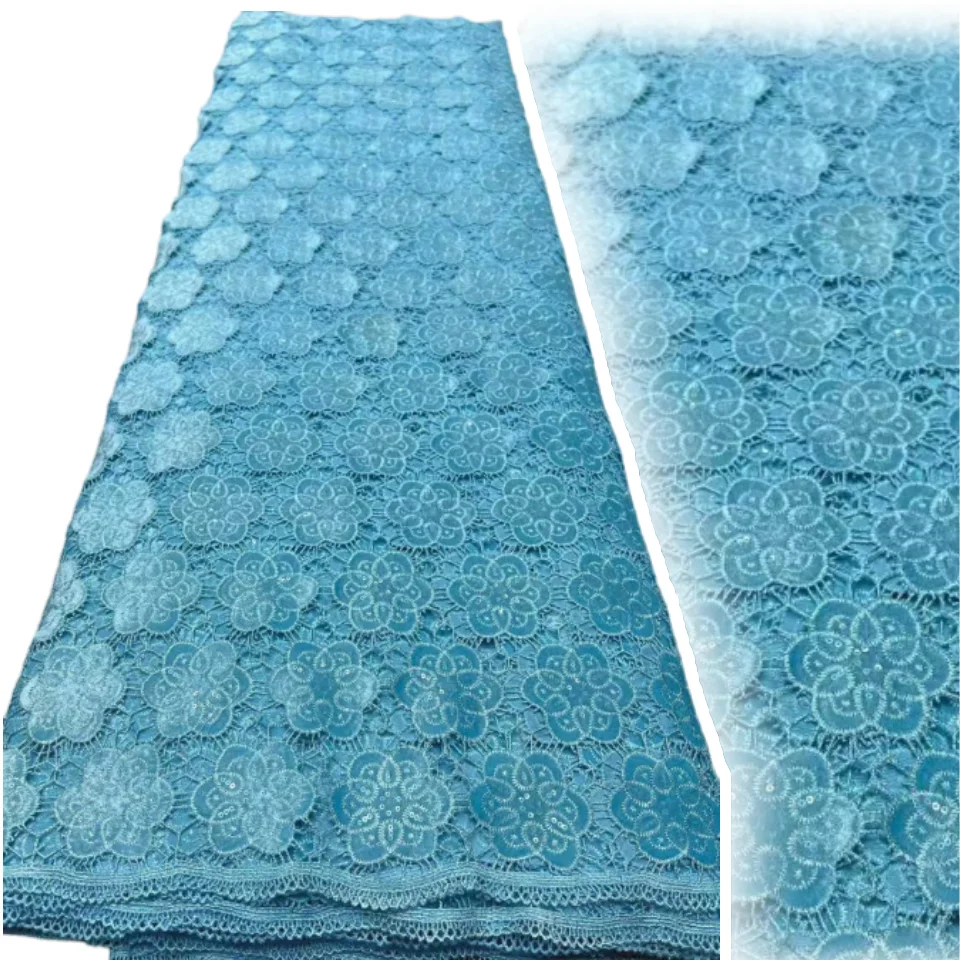 Модный нигерийский гипюр, высокое качество, 20225, африканская кружевная ткань, вышивка, 100% хлопок, праздничное платье, дамасский шнур, кружевная ткань CC1283 
Модный нигерийский гипюр, высокое качество, 20225, африканская кружевная ткань, вышивка, 100% хлопок, праздничное платье, дамасский шнур, кружевная ткань CC1283