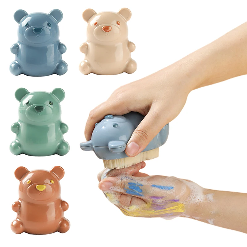 2pcs Nail Brush - Cute Bear Shaped Handle Grip Nail Brush | Children's Nail Cleaning Brush Massage Brush
2pcs Nail Brush - Cute Bear Shaped Handle Grip Nail Brush | Children's Nail Cleaning Brush Massage Brush