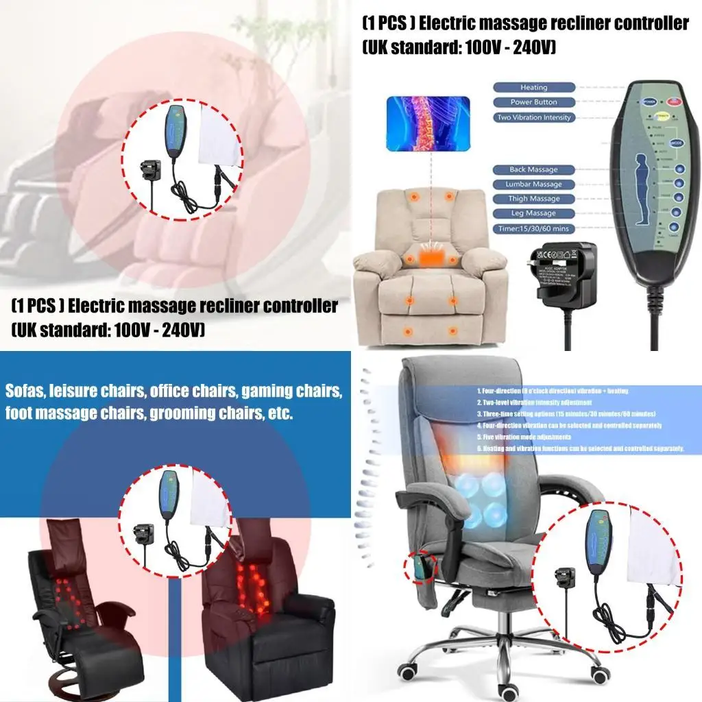 R9UF Multifunctional Mattress Massagers With Control 110V~240V 8 Motors Heated Pad Sofa Massagers Vibrations Accessories
R9UF Multifunctional Mattress Massagers With Control 110V~240V 8 Motors Heated Pad Sofa Massagers Vibrations Accessories