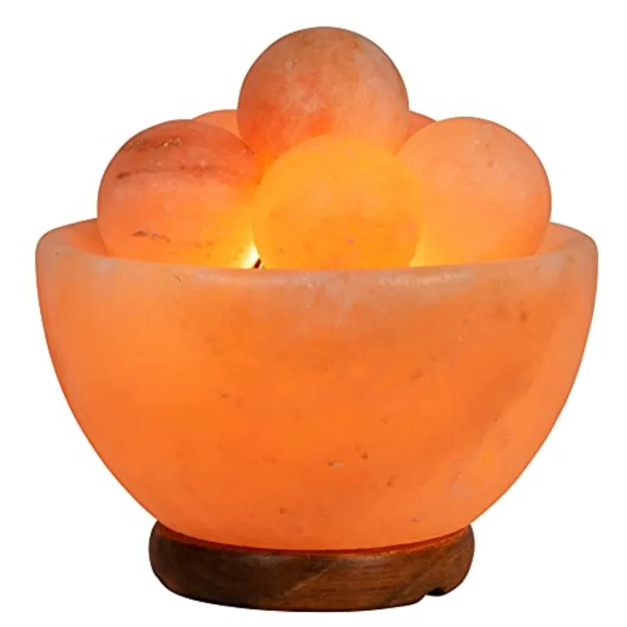 Himalayan Fire Bowl Salt Lamp with 6 Massage Balls Premium Quality Authentic from Pakistan
Himalayan Fire Bowl Salt Lamp with 6 Massage Balls Premium Quality Authentic from Pakistan