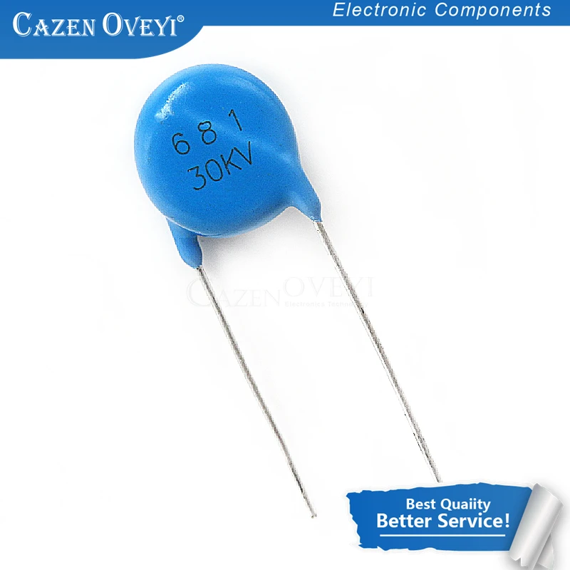 10pcs/lot High voltage ceramic chip ceramic capacitor 681K 30KV 680PF 30KV681 In Stock
10pcs/lot High voltage ceramic chip ceramic capacitor 681K 30KV 680PF 30KV681 In Stock