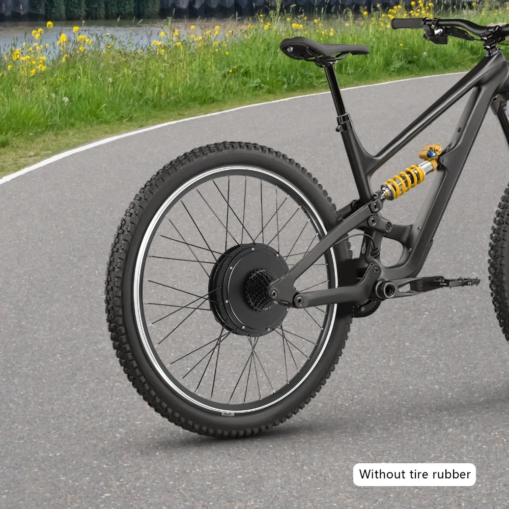 Ebike Conversion Kit, 700C 48V 1000W Brushless Motor, Electric Bicycle Wheel Rear, Aluminum Alloy Frame, High Load 264lbs, Safety Brake Handle Included
Ebike Conversion Kit, 700C 48V 1000W Brushless Motor, Electric Bicycle Wheel Rear, Aluminum Alloy Frame, High Load 264lbs, Safety Brake Handle Included