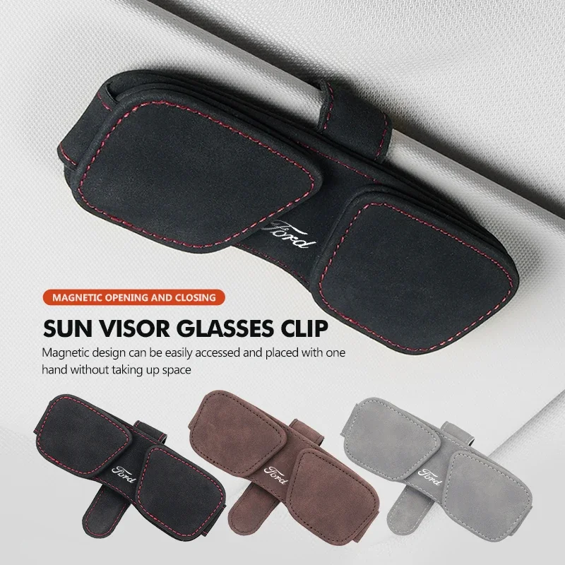 For Ford Cowhide Dual-Clip Glasses Holder Magnetic Sunglasses Storage Clip Escort KA Flex Everest KA Expedition Falcon Fusion
For Ford Cowhide Dual-Clip Glasses Holder Magnetic Sunglasses Storage Clip Escort KA Flex Everest KA Expedition Falcon Fusion