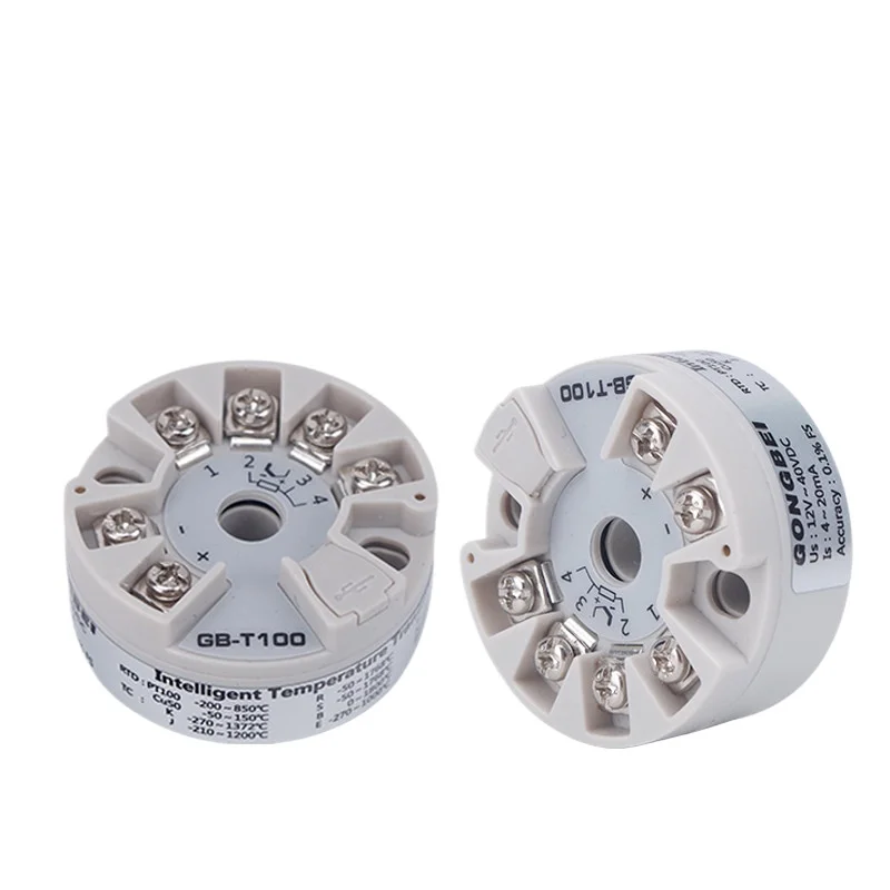 Integrated Temperature Transmitter Module PT100 Thermal Resistor 4-20mA Output K-type
Integrated Temperature Transmitter Module PT100 Thermal Resistor 4-20mA Output K-type