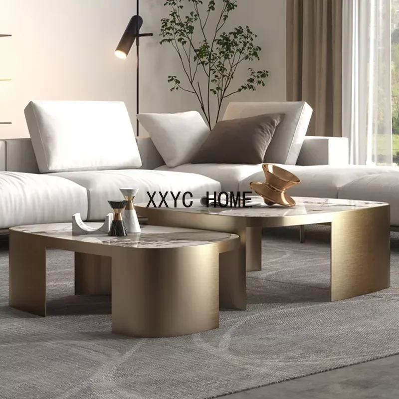 Modern Coffee Cabinet Luxury Round Stainless Art Design Marble Floor Coffee Table Living Room Bedroom Mobili Home Furniture
Modern Coffee Cabinet Luxury Round Stainless Art Design Marble Floor Coffee Table Living Room Bedroom Mobili Home Furniture