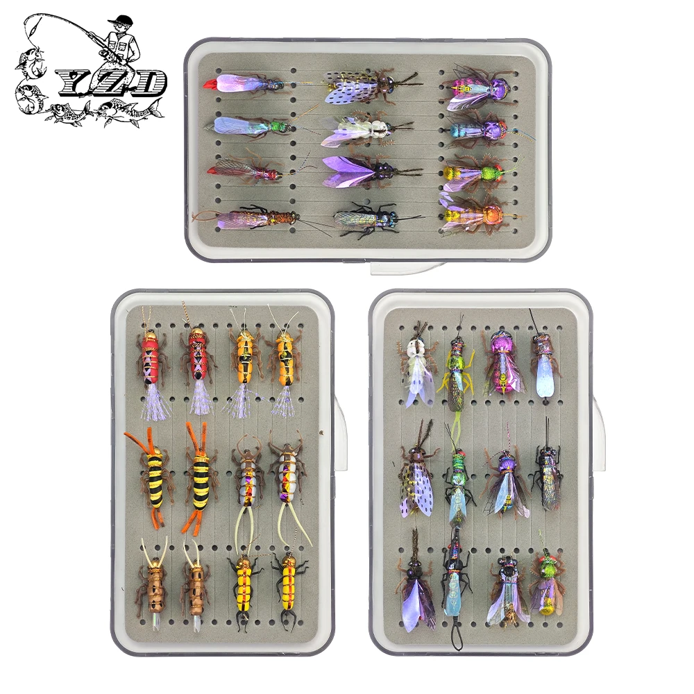 Wet and Dry Fly Fishing Insect combination set, professional fishing for sea bass, trout, etc., fishing accessories
Wet and Dry Fly Fishing Insect combination set, professional fishing for sea bass, trout, etc., fishing accessories