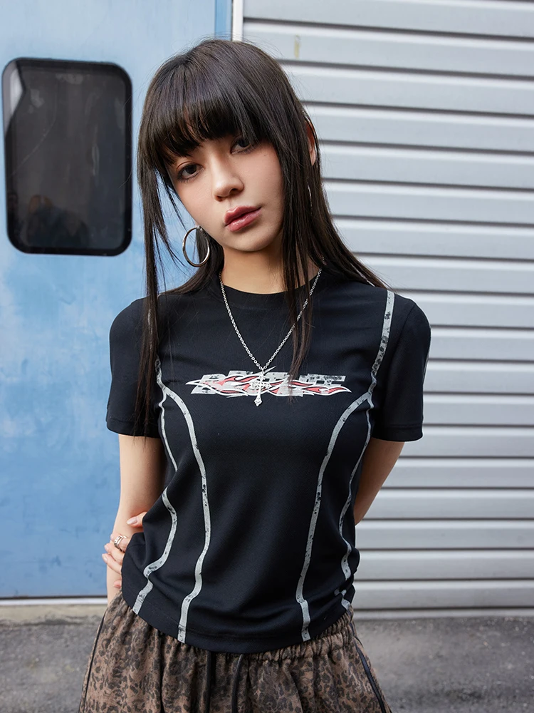 Street Style Short Sleeve round Neck T-Shirt Women's Spring Autumn Breathable Spicy Girl Style Casual Sporty Design Printed C...
Street Style Short Sleeve round Neck T-Shirt Women's Spring Autumn Breathable Spicy Girl Style Casual Sporty Design Printed C...