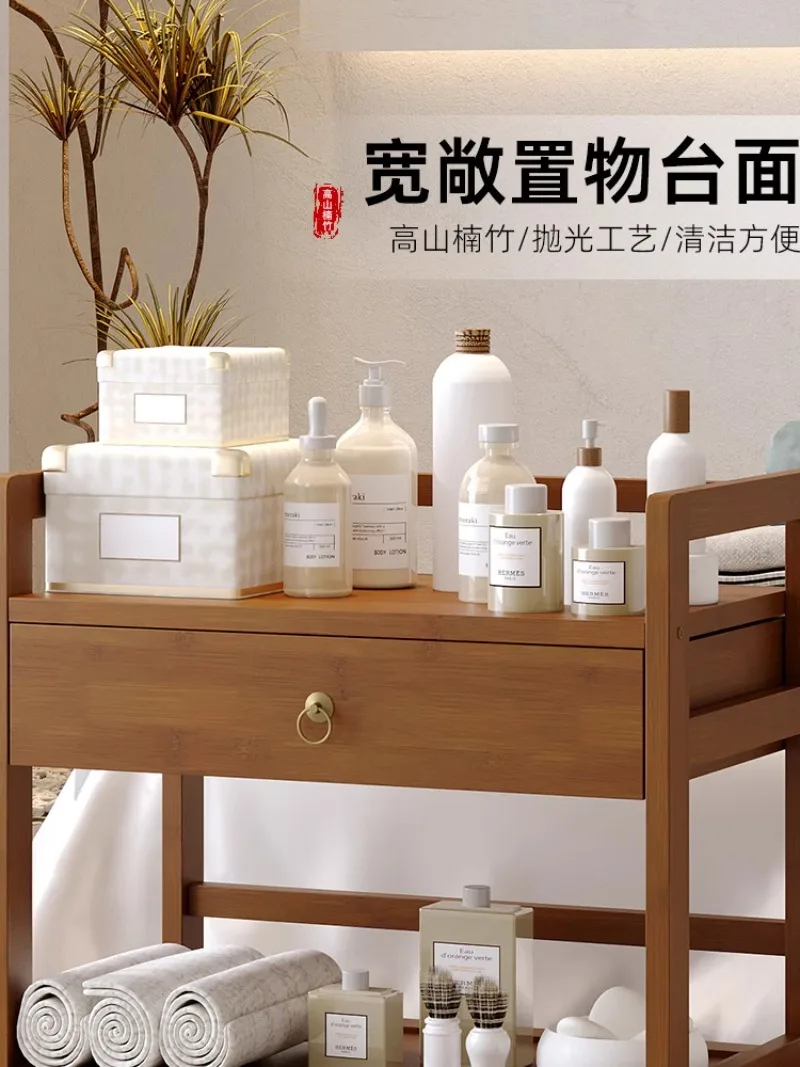 Beauty trolley rack, special mobile tool cart for beauty salon, non-solid wood nail salon storage locker
Beauty trolley rack, special mobile tool cart for beauty salon, non-solid wood nail salon storage locker