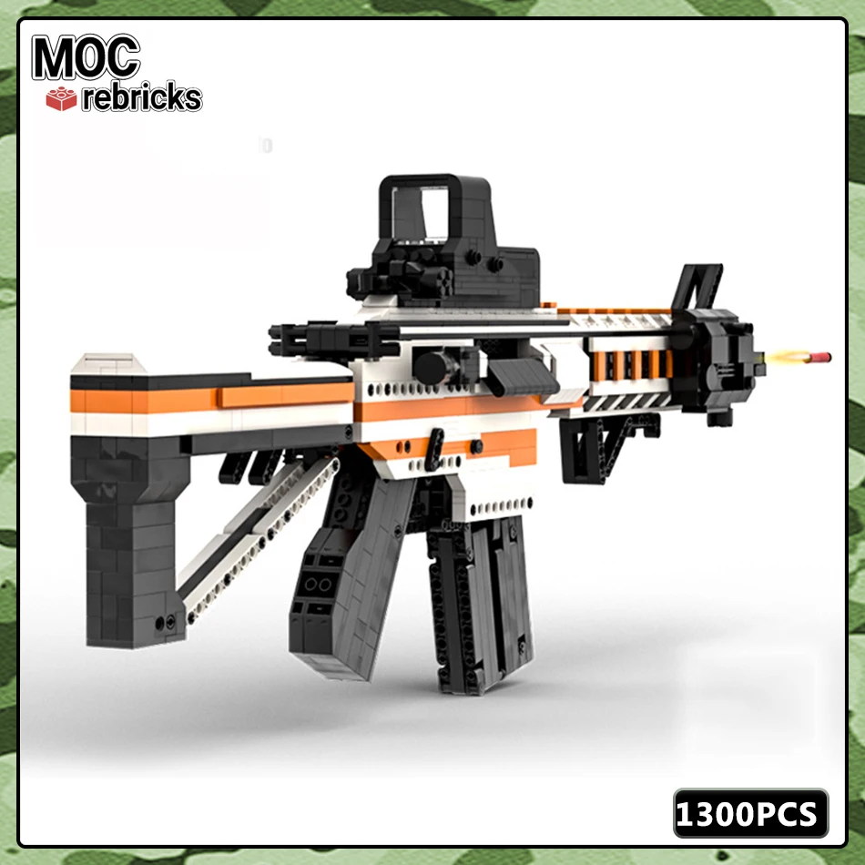 Firearms Series MOC Bricks M4A1 Assault Carbine Can Shoot Building Block Model Set Assembly DIY Boy Puzzle Toys Birthday Gifts
Firearms Series MOC Bricks M4A1 Assault Carbine Can Shoot Building Block Model Set Assembly DIY Boy Puzzle Toys Birthday Gifts