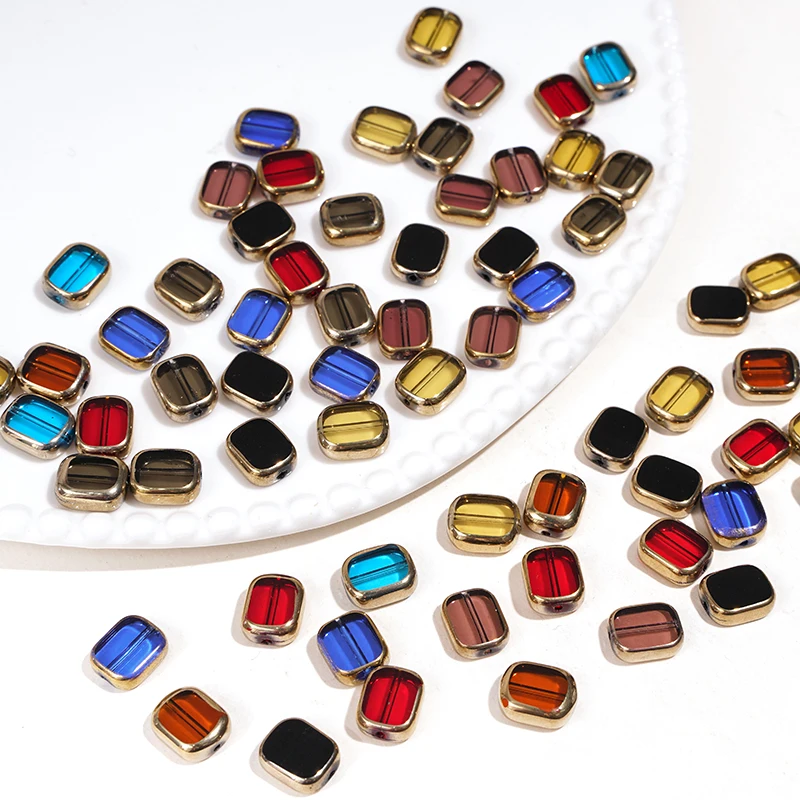 10x12mm Color Rectangle Oval Glass Beads Loose Spacer Beads For Jewelry Making DIY Bracelet Necklace Accessories
10x12mm Color Rectangle Oval Glass Beads Loose Spacer Beads For Jewelry Making DIY Bracelet Necklace Accessories