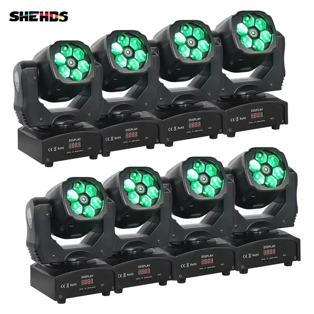SHEHDS 4 шт./8 шт. светодиодное вращающееся зеркало 6x15 Вт RGBW Beam Wash с подвижной головкой для вечеринок, дискотек, сценических выступлений, аудитория
SHEHDS 4 шт./8 шт. светодиодное вращающееся зеркало 6x15 Вт RGBW Beam Wash с подвижной головкой для вечеринок, дискотек, сценических выступлений, аудитория