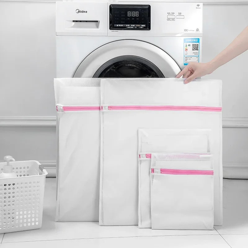5 Pcs/Lot Mesh Laundry Bag Polyester Wash Bags Coarse Net Basket Laundry Bags for Washing Machines Mesh Bra Bag
5 Pcs/Lot Mesh Laundry Bag Polyester Wash Bags Coarse Net Basket Laundry Bags for Washing Machines Mesh Bra Bag