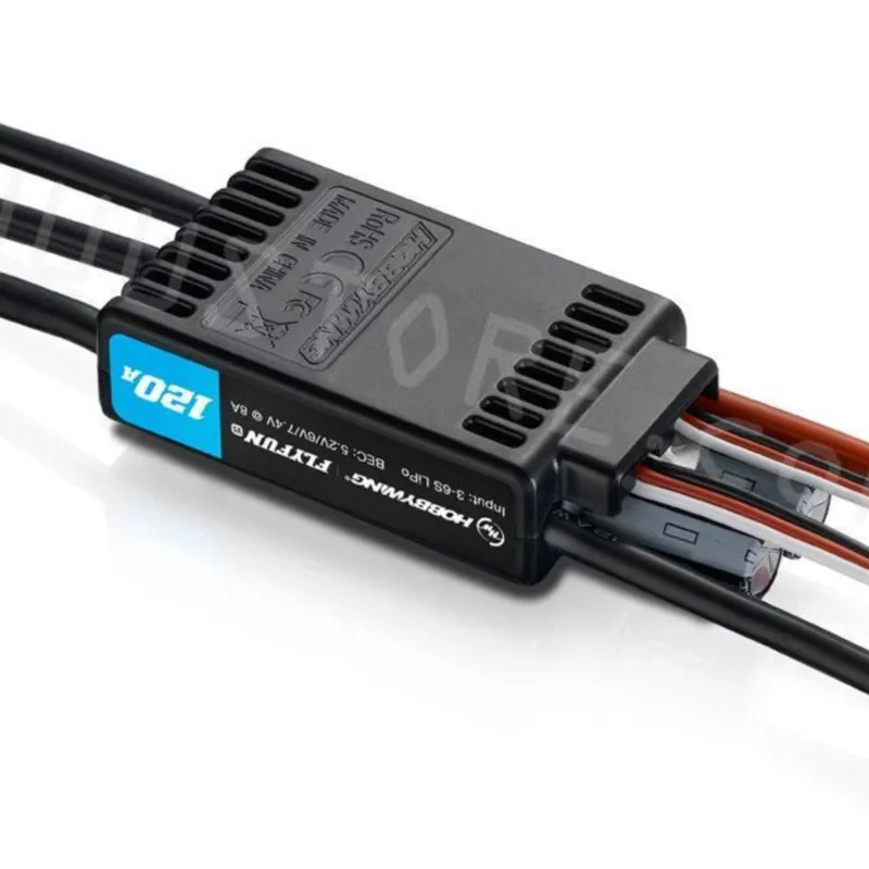 Hobbywing FlyFun 120A HV V5 ESC 3-6S Lipo бесщеточный электрический двигатель-регулятор скорости с функцией DEO для радиоуправляемого дрона-салета
Hobbywing FlyFun 120A HV V5 ESC 3-6S Lipo бесщеточный электрический двигатель-регулятор скорости с функцией DEO для радиоуправляемого дрона-салета