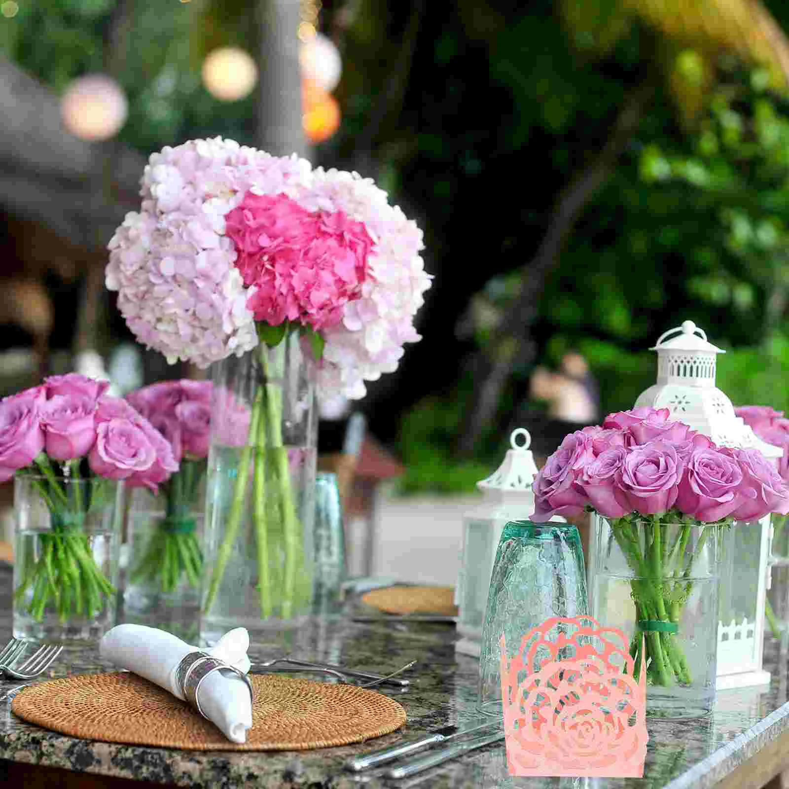 50 Pcs Flower Truffle Cups Chocolate Tray Pink Candy Lining Table Centerpieces for Party Bar
50 Pcs Flower Truffle Cups Chocolate Tray Pink Candy Lining Table Centerpieces for Party Bar