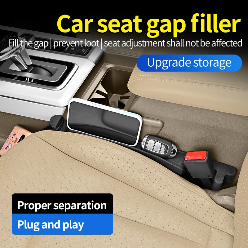 2-piece car seat gap plug, multi-functional storage hook, wear-resistant and anti manufacturing clip storage strip inside the ca
2-piece car seat gap plug, multi-functional storage hook, wear-resistant and anti manufacturing clip storage strip inside the ca