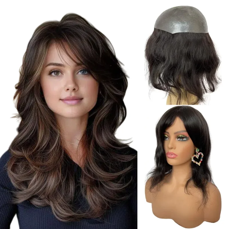 Human Hair PU Base Womens Wig 7x9 14inch Hand-Tied Thin Skin 0.08mm In Stock 72H Ship Wholesale Dropship Color 1B #4 #613
Human Hair PU Base Womens Wig 7x9 14inch Hand-Tied Thin Skin 0.08mm In Stock 72H Ship Wholesale Dropship Color 1B #4 #613