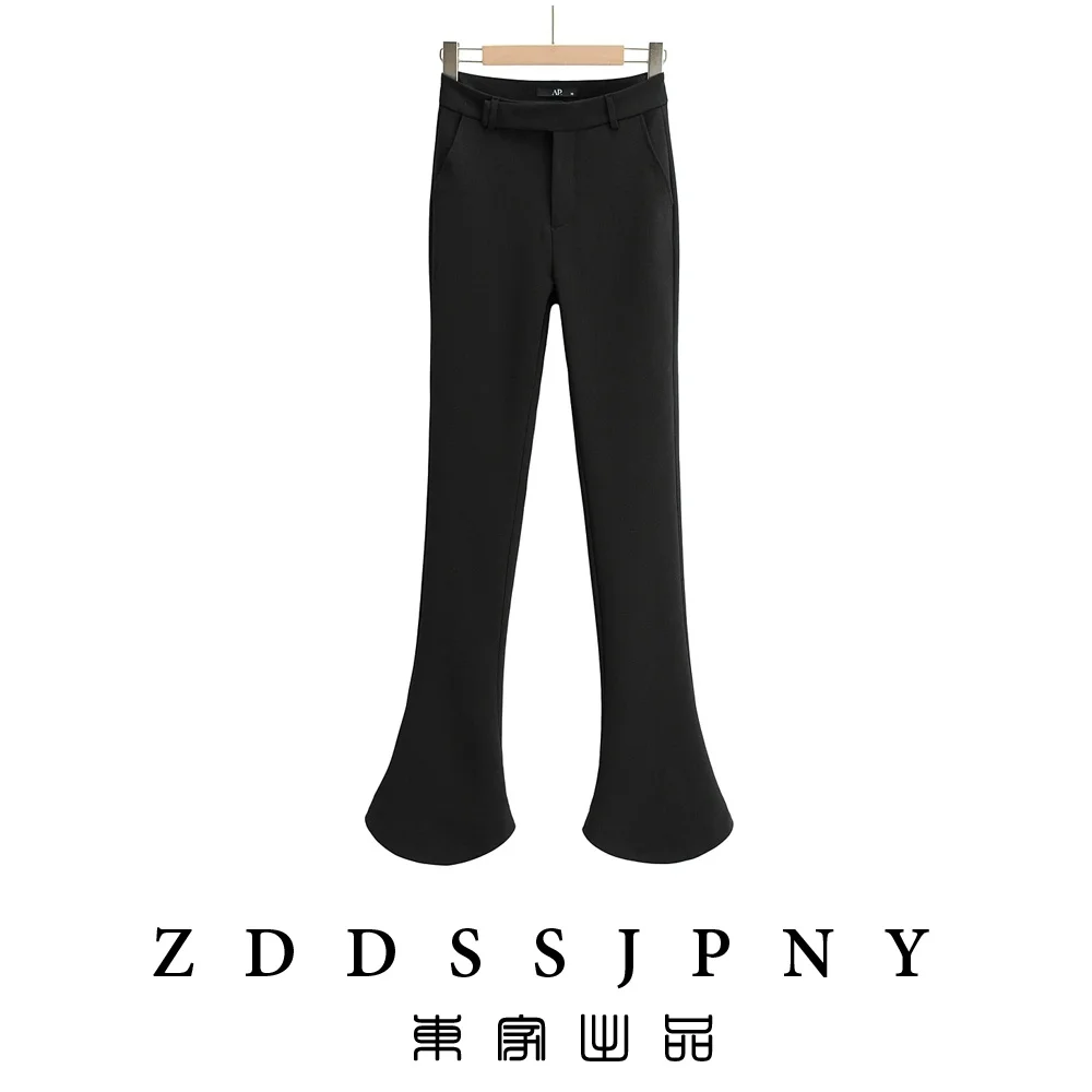 High Waist Slim Fit Long Ankle Micro Flared Pants Lengthening Leg Effect High Rise Trousers for Women Casual Spring Faion
High Waist Slim Fit Long Ankle Micro Flared Pants Lengthening Leg Effect High Rise Trousers for Women Casual Spring Faion