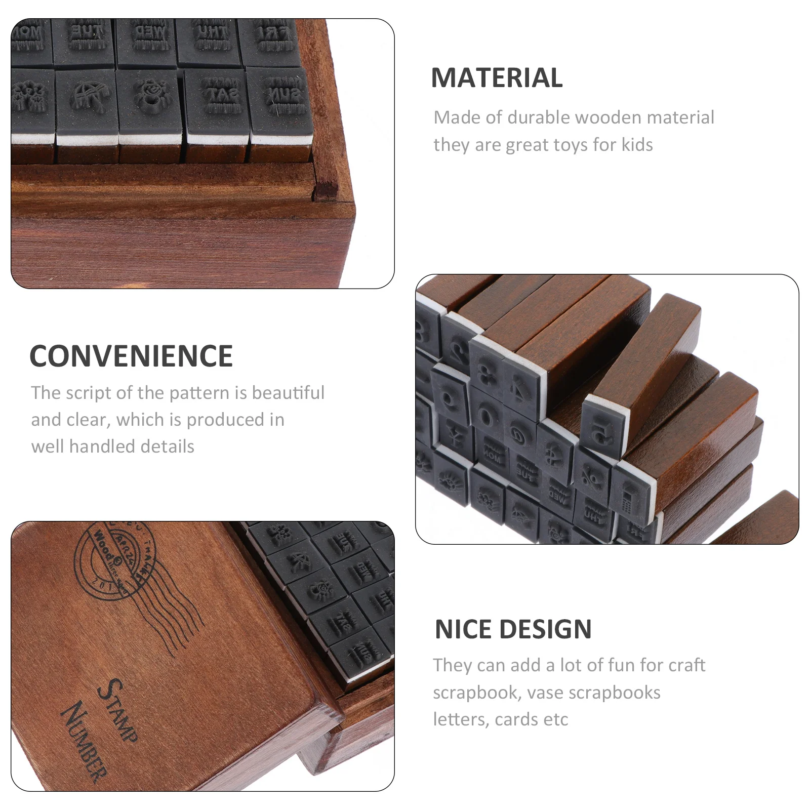 1Set Retro Letter Stamps Wooden Scrapbook Seals DIY Craft Planner Decorative Multi-Purpose Creative Classic Design Gift
1Set Retro Letter Stamps Wooden Scrapbook Seals DIY Craft Planner Decorative Multi-Purpose Creative Classic Design Gift