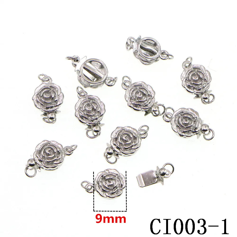 Fashion Silver Plated Flower Button 8 Styles Women DIy Accessories Necklace Bracelet Beads for Jewelry Making Wholesale Price
Fashion Silver Plated Flower Button 8 Styles Women DIy Accessories Necklace Bracelet Beads for Jewelry Making Wholesale Price