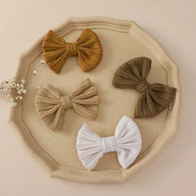2Pcs/lot Baby Girl Hair Clips Jacquard Bows Hair Accessories Handmade Children Hairpins Cable Knit Barrette Cute Hair Holder
2Pcs/lot Baby Girl Hair Clips Jacquard Bows Hair Accessories Handmade Children Hairpins Cable Knit Barrette Cute Hair Holder