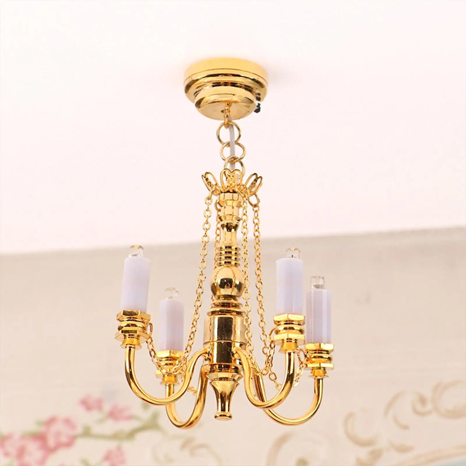 1/12 Mini Pendant Ceiling Light, Mini Ceiling Light Ornaments Dioramas, LED
1/12 Mini Pendant Ceiling Light, Mini Ceiling Light Ornaments Dioramas, LED