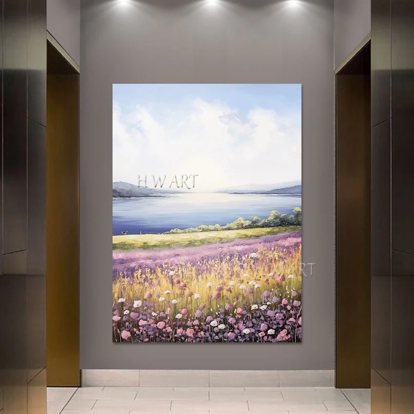 Романтическая Лавандовая живопись на холсте, пейзаж, импрессионист, ручная работа, картина маслом на холсте, Настенная картина для гостиной, без рамки, 100%
Романтическая Лавандовая живопись на холсте, пейзаж, импрессионист, ручная работа, картина маслом на холсте, Настенная картина для гостиной, без рамки, 100%