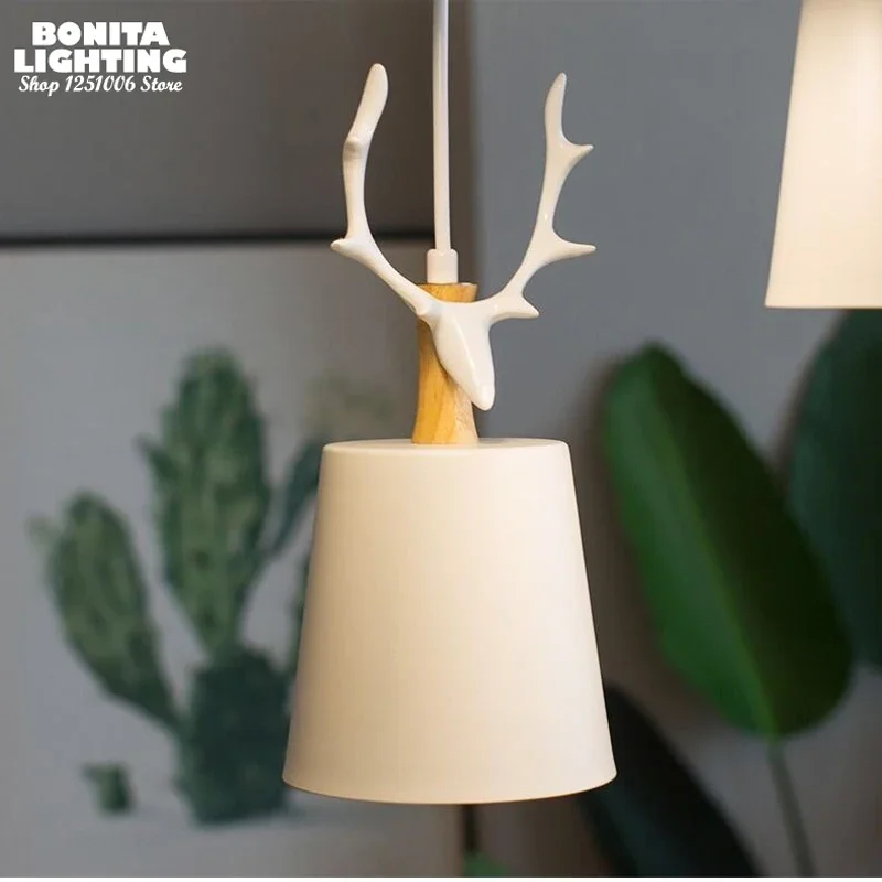 Nordic Simplistic Antler Hanging Chandelier for Dining Room Bedside Resturant Hotel Home Lighting Design Fawn Pendant Lamp
Nordic Simplistic Antler Hanging Chandelier for Dining Room Bedside Resturant Hotel Home Lighting Design Fawn Pendant Lamp