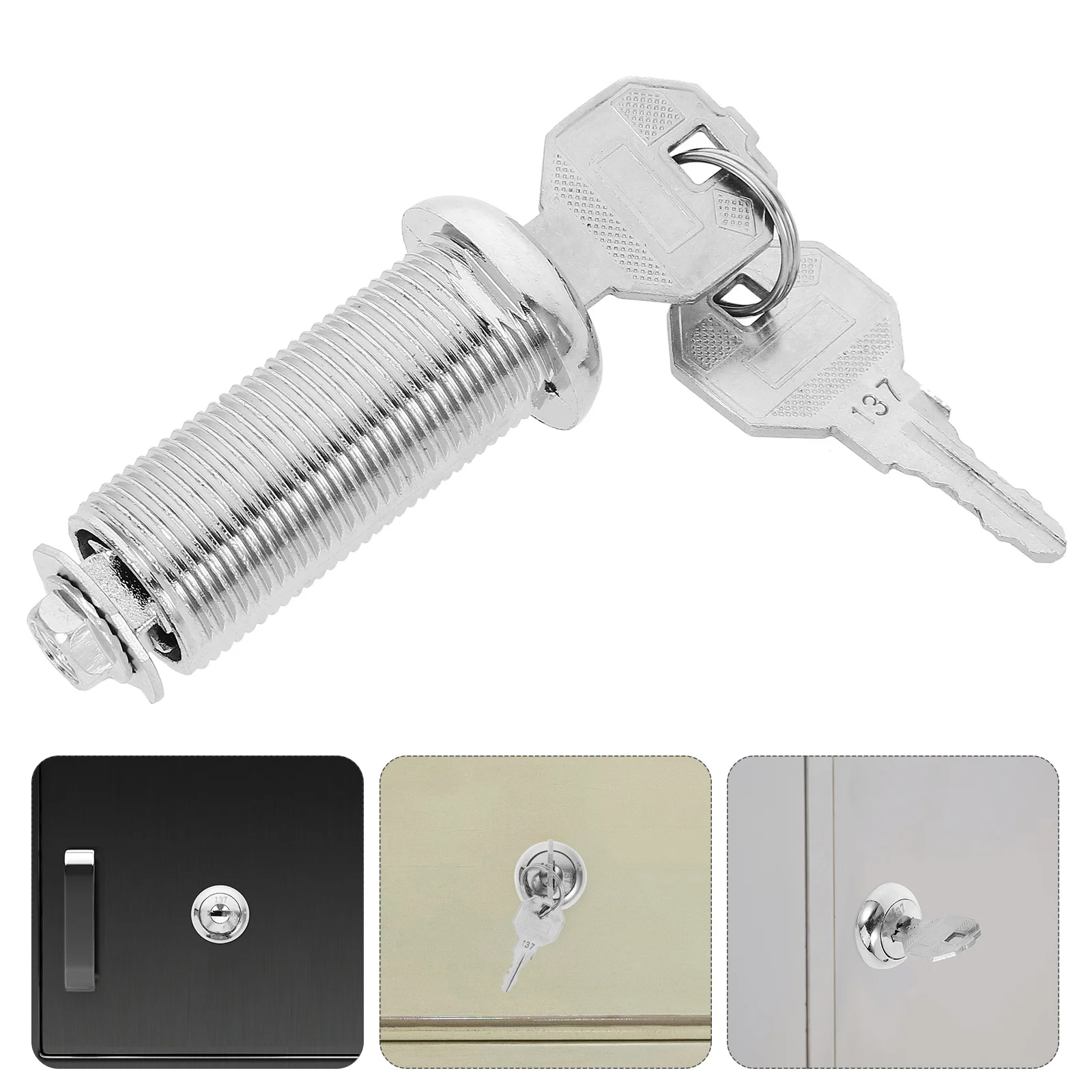 1Set Small Round Cabinet Lock Zinc Alloy Heavy Duty Security Drawer Mailbox Toolbox Lock Replacement Keyed for Cabinets Drawers 
1Set Small Round Cabinet Lock Zinc Alloy Heavy Duty Security Drawer Mailbox Toolbox Lock Replacement Keyed for Cabinets Drawers