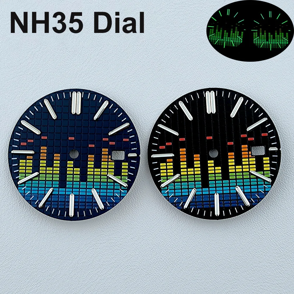 31.7mm Watch Dial NH35 dial No Logo Dial Full Green luminous fit NH35/NH36 movement watch accessories repair tools
31.7mm Watch Dial NH35 dial No Logo Dial Full Green luminous fit NH35/NH36 movement watch accessories repair tools