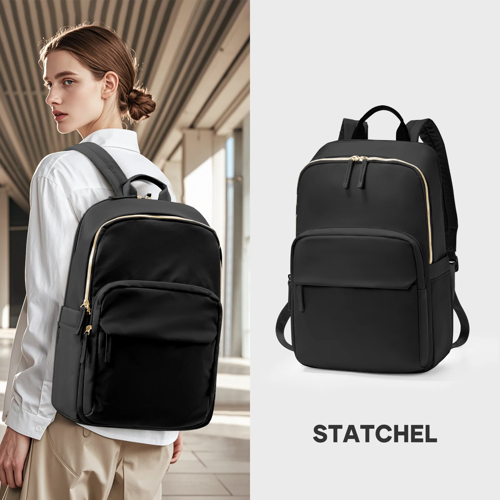 Laptop Backpack for Women Men, Fashion Waterproof Lightweight School Book Bag Teacher Nurse Bag Travel Work Business Backpack 
Laptop Backpack for Women Men, Fashion Waterproof Lightweight School Book Bag Teacher Nurse Bag Travel Work Business Backpack