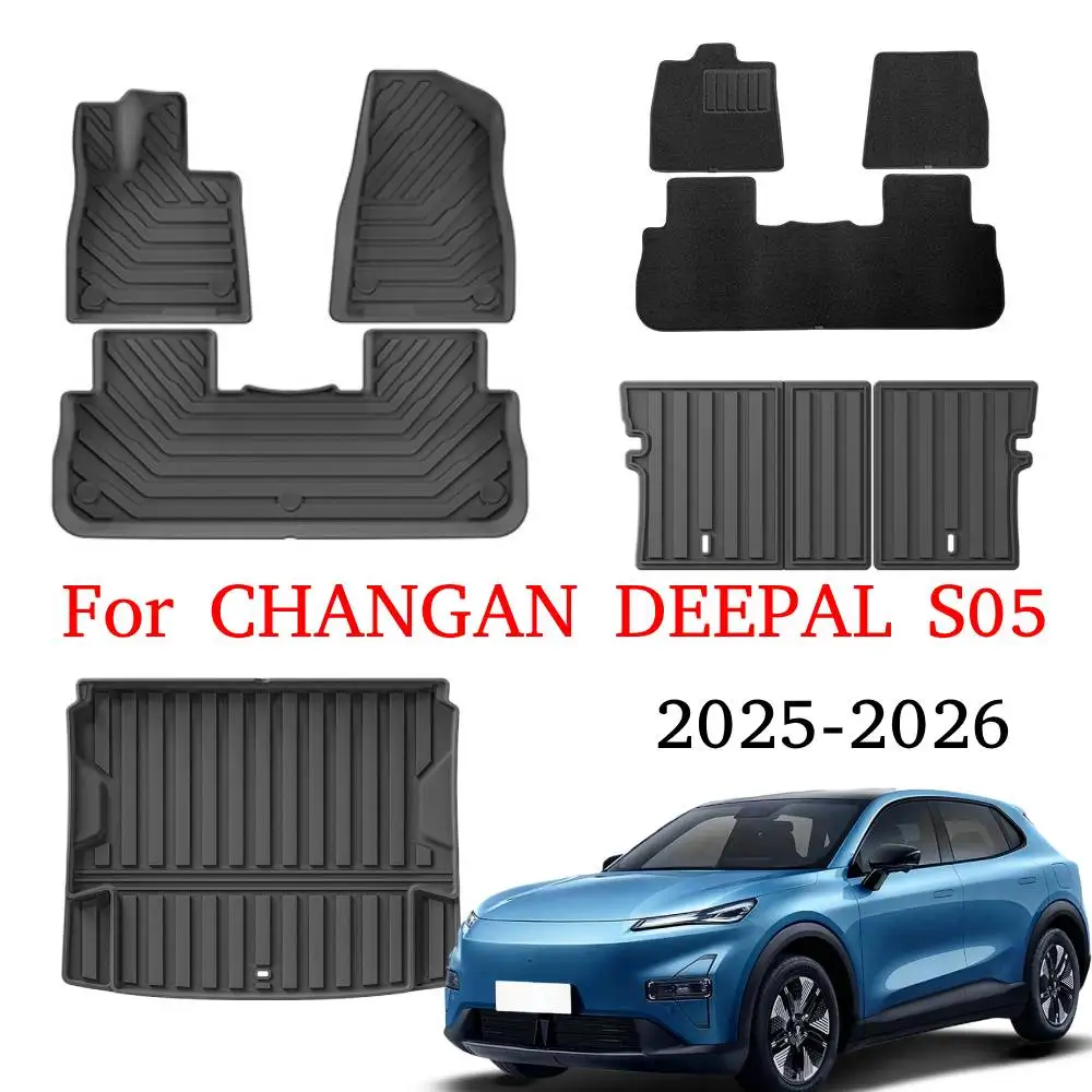 For CHANGAN DEEPAL S05 2025 2026 TPE Floor Mats All Weather Protection Cargo Liner Waterproof Trunk Mat Backrest Pad LHD RHD
For CHANGAN DEEPAL S05 2025 2026 TPE Floor Mats All Weather Protection Cargo Liner Waterproof Trunk Mat Backrest Pad LHD RHD