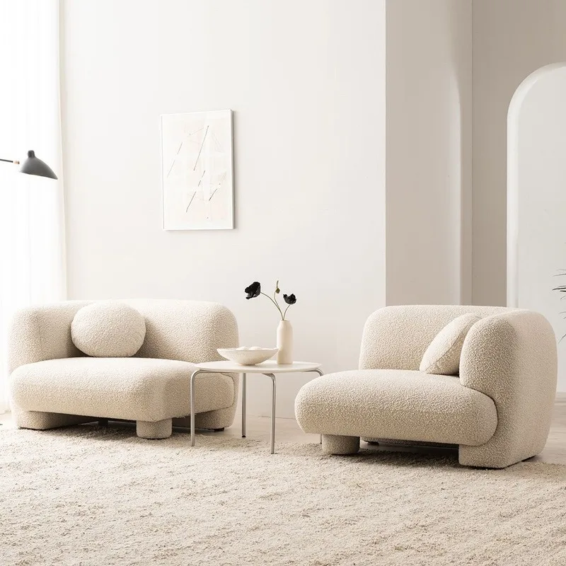 Double three-person Nordic snowflake velvet fabric sofa wabi-**** wind small apartment modern simple living room sofa 
Double three-person Nordic snowflake velvet fabric sofa wabi-**** wind small apartment modern simple living room sofa