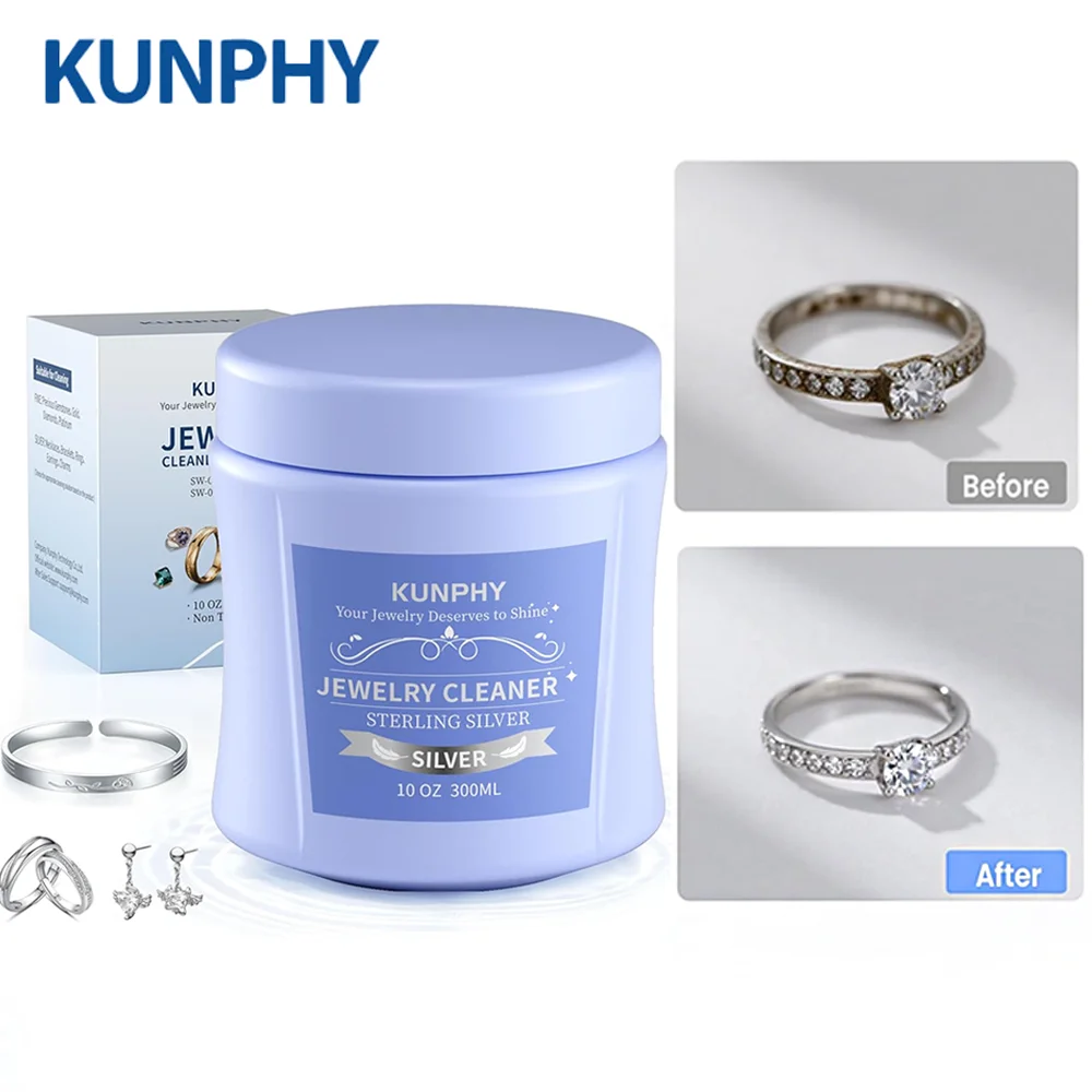 Kunphy 300ml Jewelry Cleaner Silver Jewelry Necklace Ring Clean Polishing Liquid Ring Care Washing Fluid Multi-Function Cleaner
Kunphy 300ml Jewelry Cleaner Silver Jewelry Necklace Ring Clean Polishing Liquid Ring Care Washing Fluid Multi-Function Cleaner