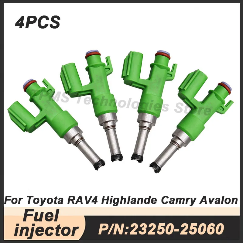 4 шт. 23250-25060 топливная форсунка для Toyota RAV4 Highlande Camry Avalon
4 шт. 23250-25060 топливная форсунка для Toyota RAV4 Highlande Camry Avalon