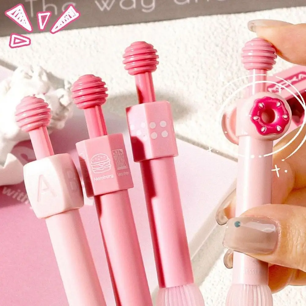 4PCS/Set High Quality Rotating Decor Gel Pen Press Using Quick Drying Ballpoint Pen 0.5mm Black Ink Neutral Pen Students
4PCS/Set High Quality Rotating Decor Gel Pen Press Using Quick Drying Ballpoint Pen 0.5mm Black Ink Neutral Pen Students