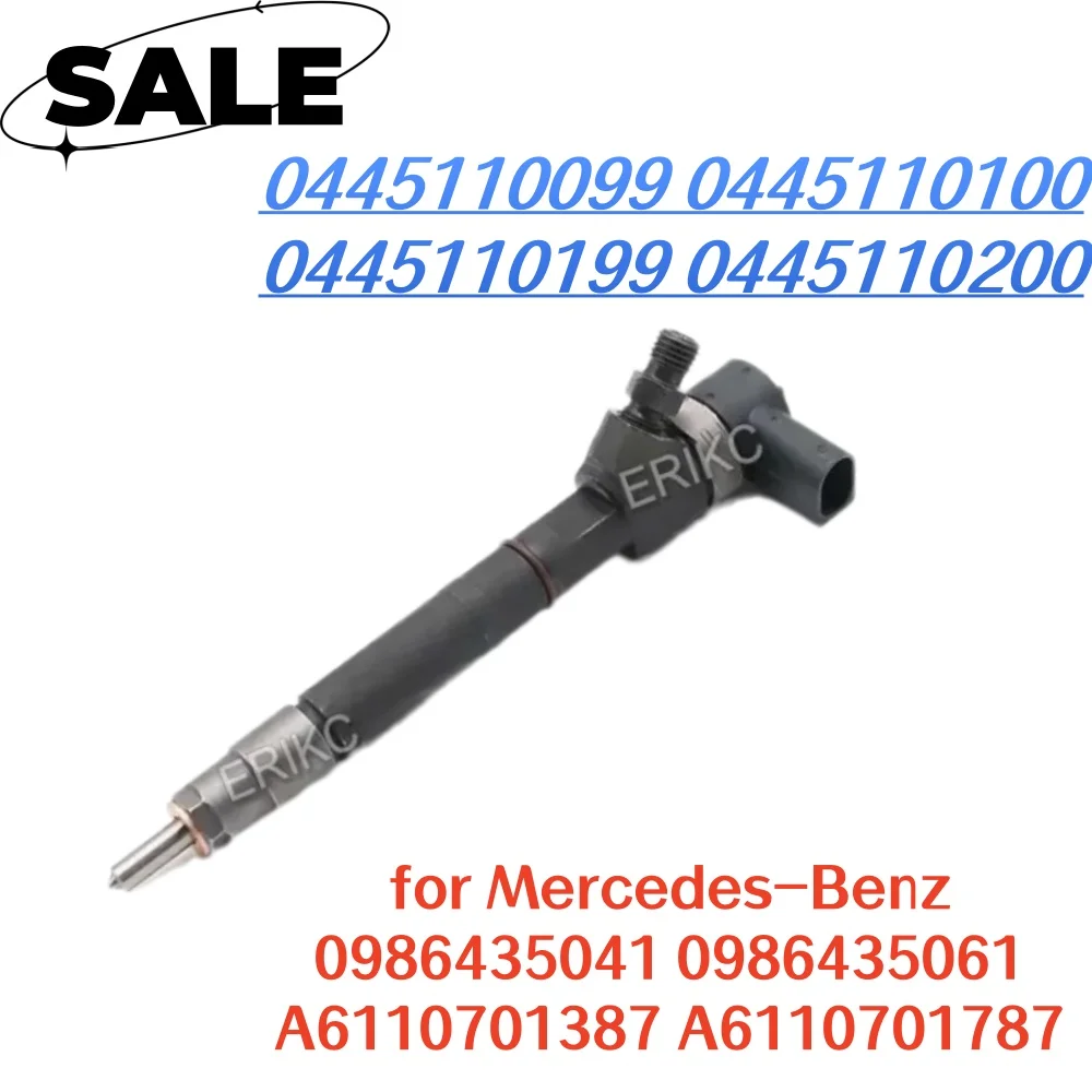 0445110199 0445110200 Diesel Fuel Injector Auto Parts 0445110099 0445110100 for Mercedes-Benz A6110701387 A6110701787
0445110199 0445110200 Diesel Fuel Injector Auto Parts 0445110099 0445110100 for Mercedes-Benz A6110701387 A6110701787