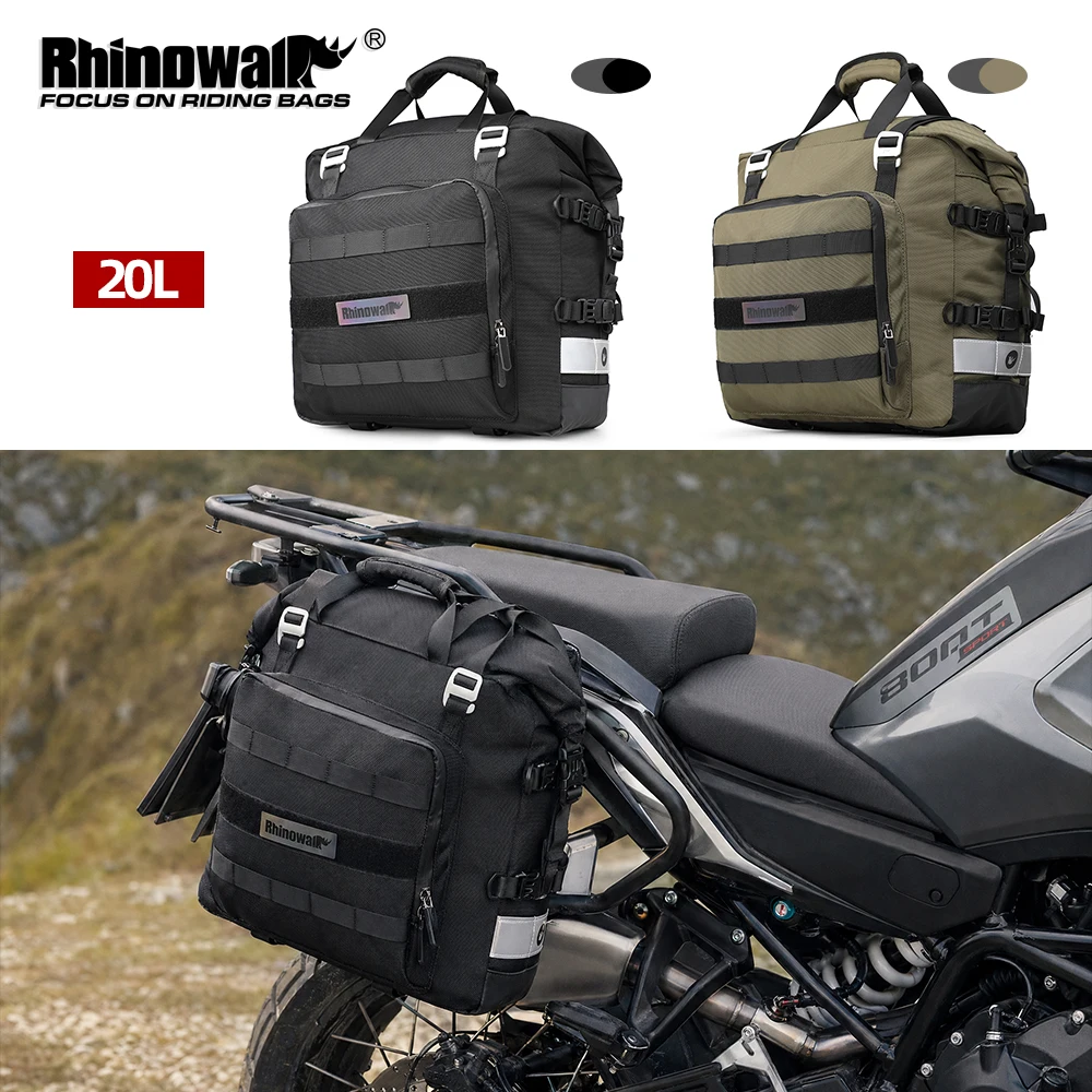 Rhinowalk Motorcycle Bag 20L-30L Universal Side Saddle Bag With Removable 100% Waterproof Inner Bag Outdoor Motorbike Luggage
Rhinowalk Motorcycle Bag 20L-30L Universal Side Saddle Bag With Removable 100% Waterproof Inner Bag Outdoor Motorbike Luggage