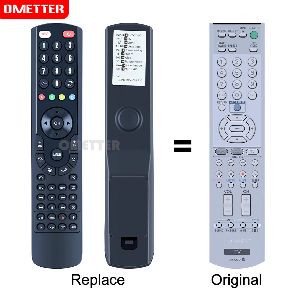 New for SONY RM-YA001 OEM Remote control KLV-S23SA10 KLV-S26A10 KLV-S26A10W KLV-S32A10
New for SONY RM-YA001 OEM Remote control KLV-S23SA10 KLV-S26A10 KLV-S26A10W KLV-S32A10